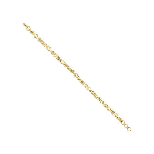 22k Plain Gold Bracelet JGS-2108-04640