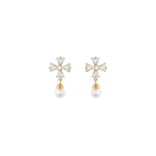22k Gemstone Earring JGS-2108-04662
