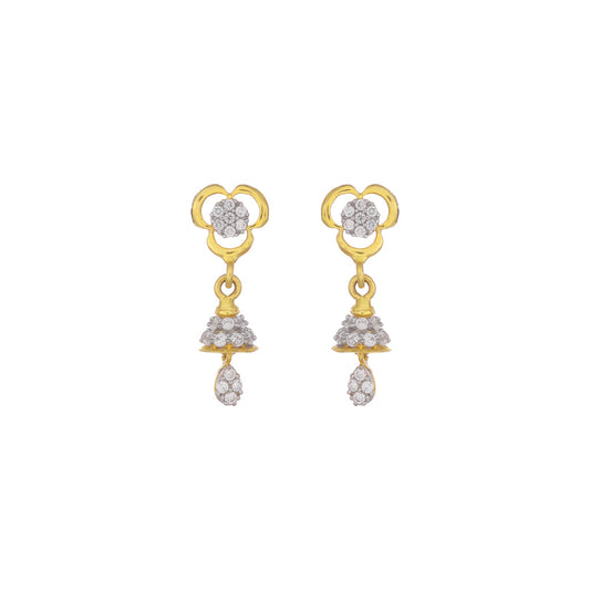 22k Gemstone Earring JGS-2109-04935