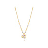 22k Gemstone Necklace Set JGS-2109-05086