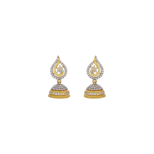 22k Gemstone Earring JGS-2109-05152