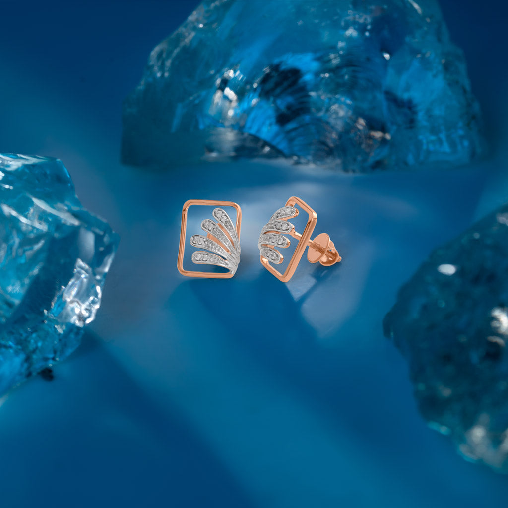 18k Real Diamond Earring JGS-2112-05249