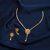22k Plain Gold Necklace Set JGS-2202-05505