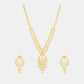 22k Plain Gold Necklace Set JGS-2202-05518