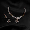 18k Gemstone Necklace Set JGS-2202-05519