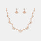 18k Gemstone Necklace Set JGS-2202-05526