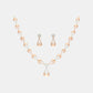 18k Gemstone Necklace Set JGS-2202-05529