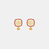 22k Plain Gold Earring JGS-2202-05541