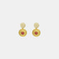 22k Plain Gold Earring JGS-2202-05565