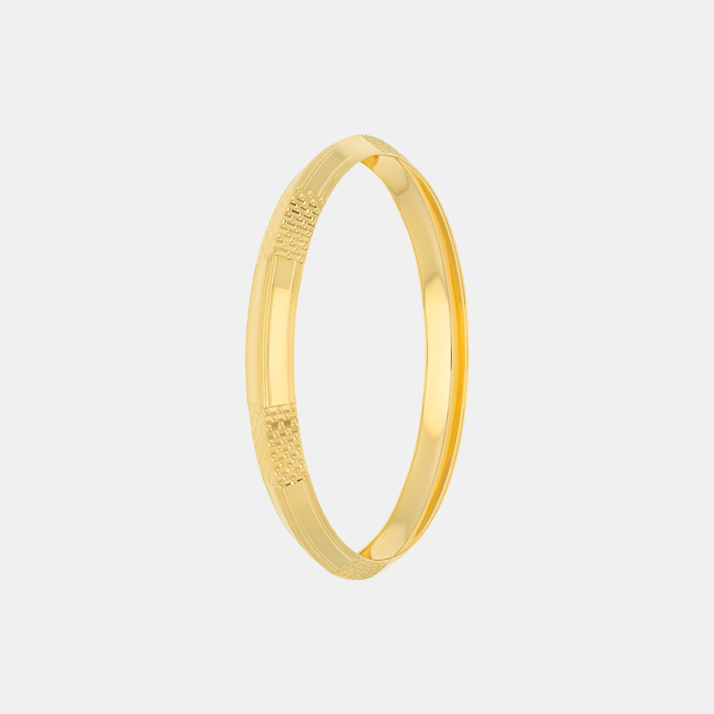 22k Plain Gold Bracelet JGS-2202-05577
