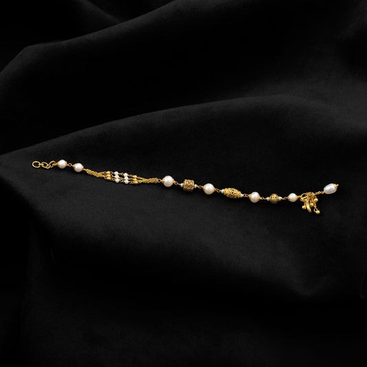 22k Plain Gold Bracelet JGS-2203-05778