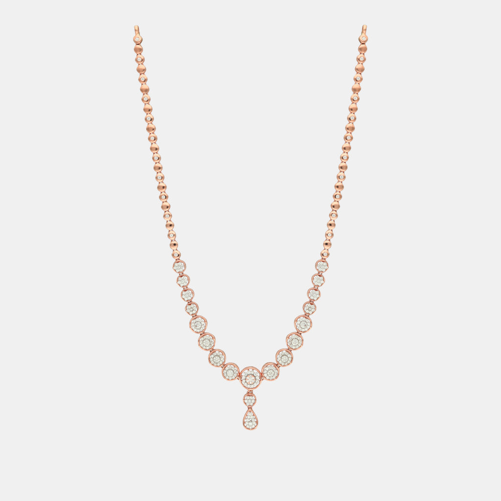 18k Gemstone Necklace JGS-2203-05859