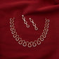 18k Real Diamond Necklace Set JGS-2203-05910