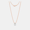 18k Real Diamond Necklace Set JGS-2203-05915