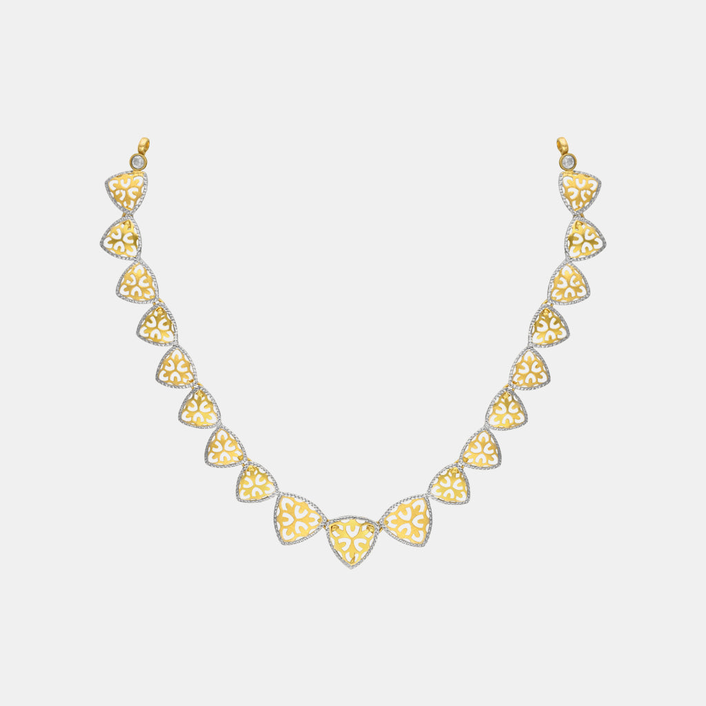 22k Plain Gold Necklace Set JGS-2203-05923