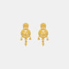 22k Plain Gold Earring JGS-2203-05925