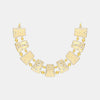 22k Plain Gold Necklace Set JGS-2204-06103