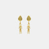 22k Plain Gold Earring JGS-2204-06149