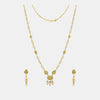 22k Plain Gold Necklace Set JGS-2204-06150