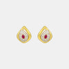 22k Gemstone Earring JGS-2205-06285