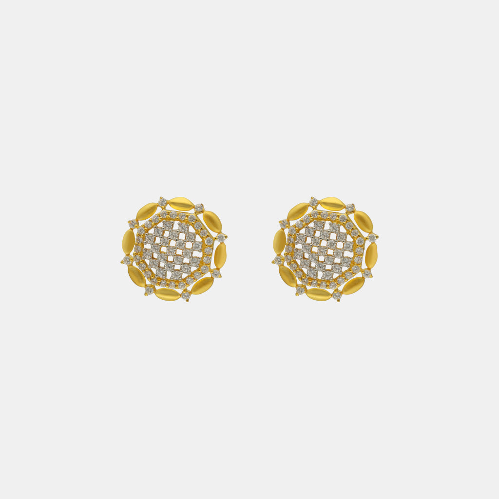 22k Gemstone Earring JGS-2205-06306