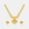 22k Plain Gold Necklace Set JGS-2207-06528