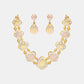 22k Plain Gold Necklace Set JGS-2207-06530