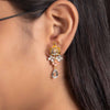22k Plain Gold Earring JGS-2207-06555