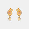 22k Plain Gold Earring JGS-2207-06556