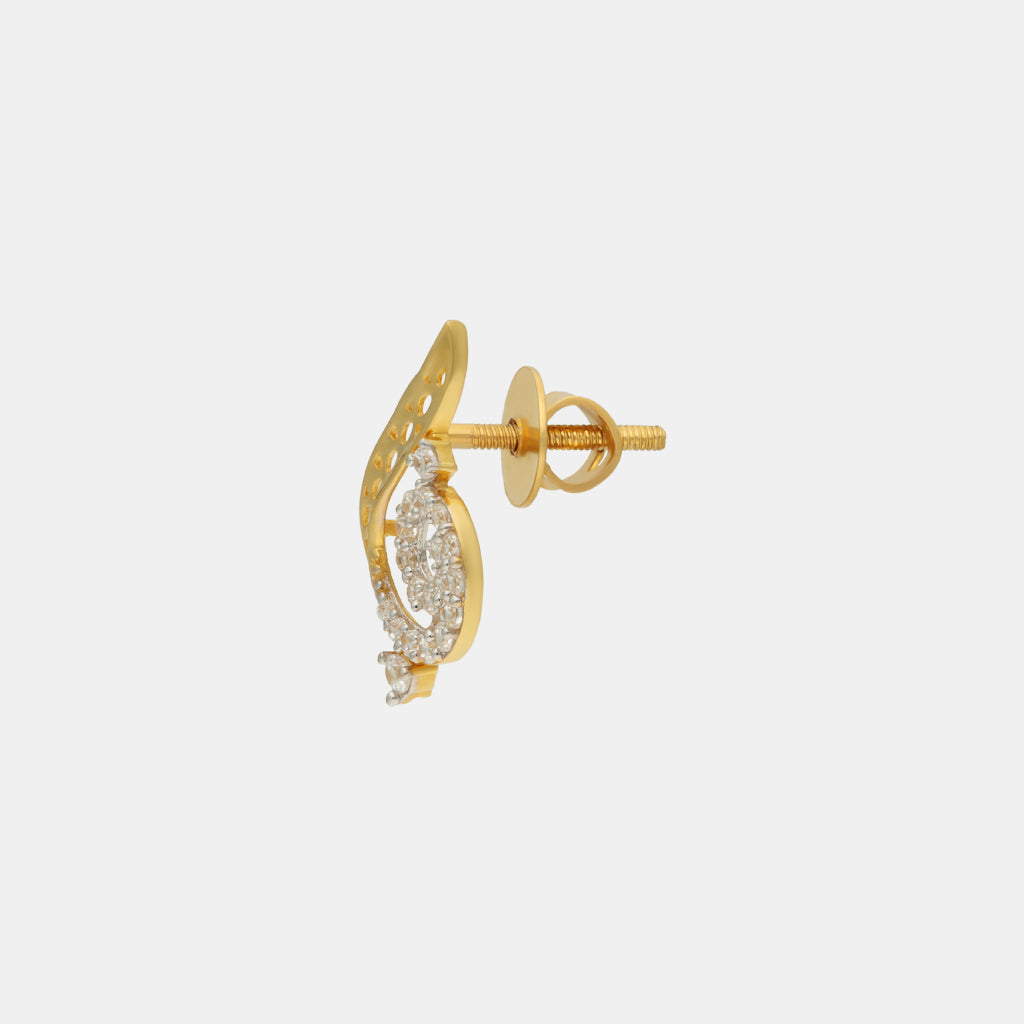 22k Gemstone Earring JGS-2207-06692