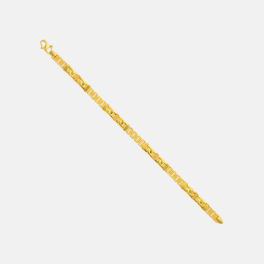 22k Plain Gold Bracelet JGS-2208-06720