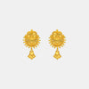 22k Plain Gold Earring JGS-2208-06757