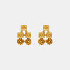 22k Plain Gold Earring JGS-2208-06832