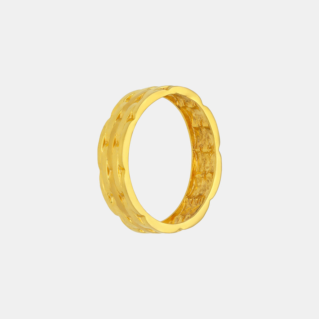 22k Plain Gold Ring JGS-2208-07092