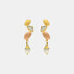 22k Plain Gold Earring JGS-2208-07111