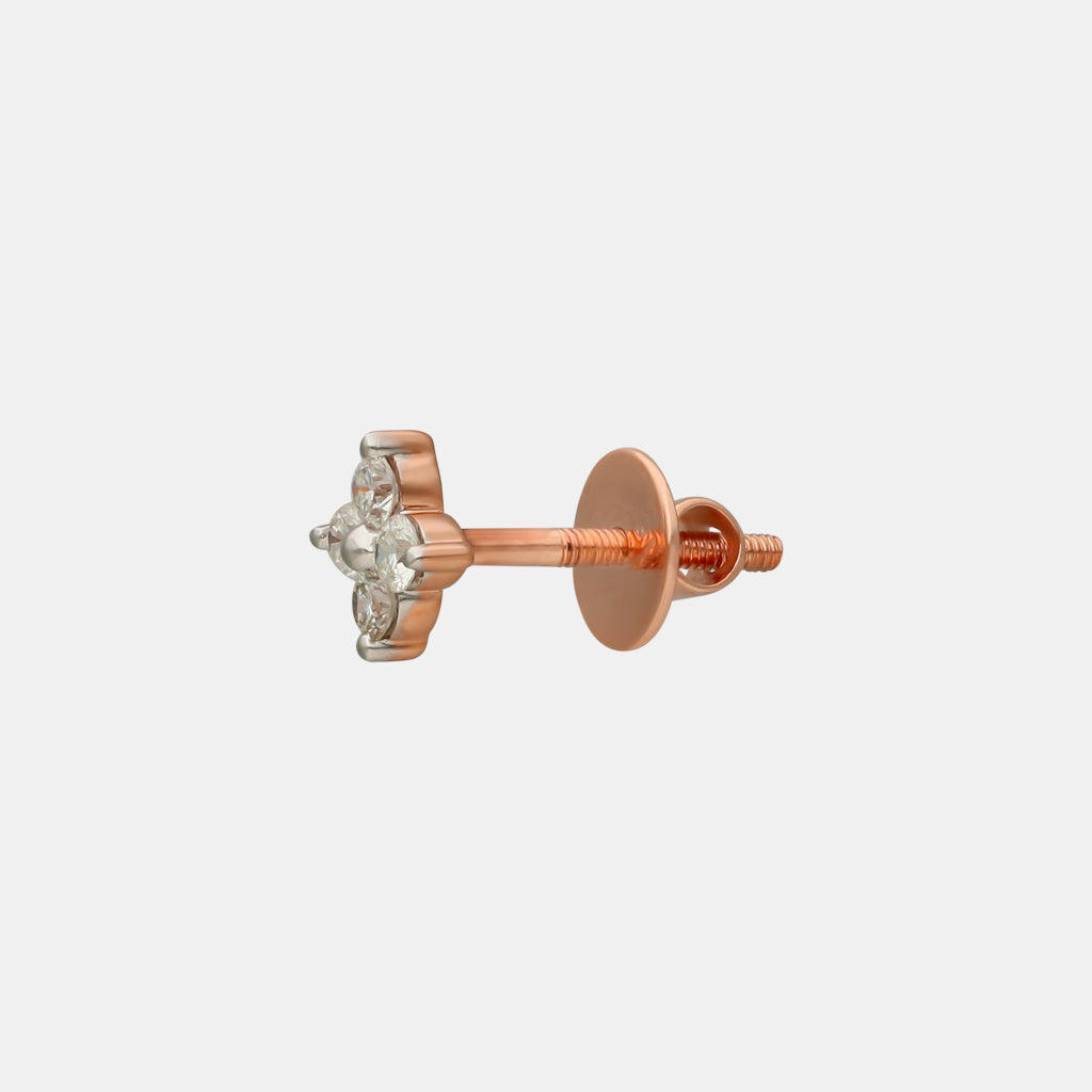 18k Real Diamond Earring JGS-2208-07139