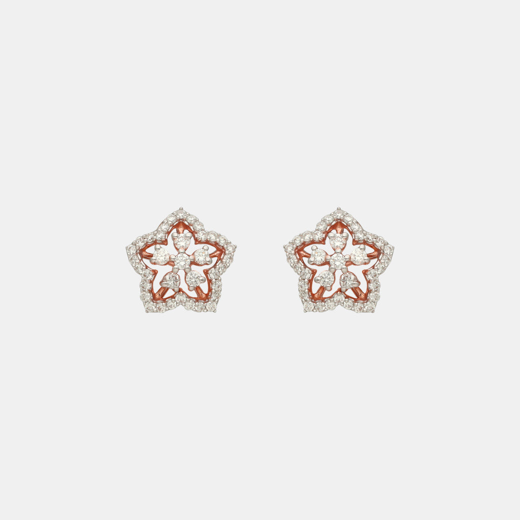 18k Real Diamond Earring JGS-2208-07145