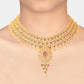 22k Plain Gold Necklace Set JGS-2208-07186