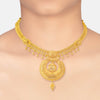 22k Plain Gold Necklace Set JGS-2208-07191
