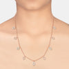 18k Gemstone Necklace Set JGS-2208-07213