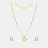22k Gemstone Necklace Set JGS-2209-07238