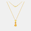 22k Plain Gold Necklace Set JGS-2209-07246