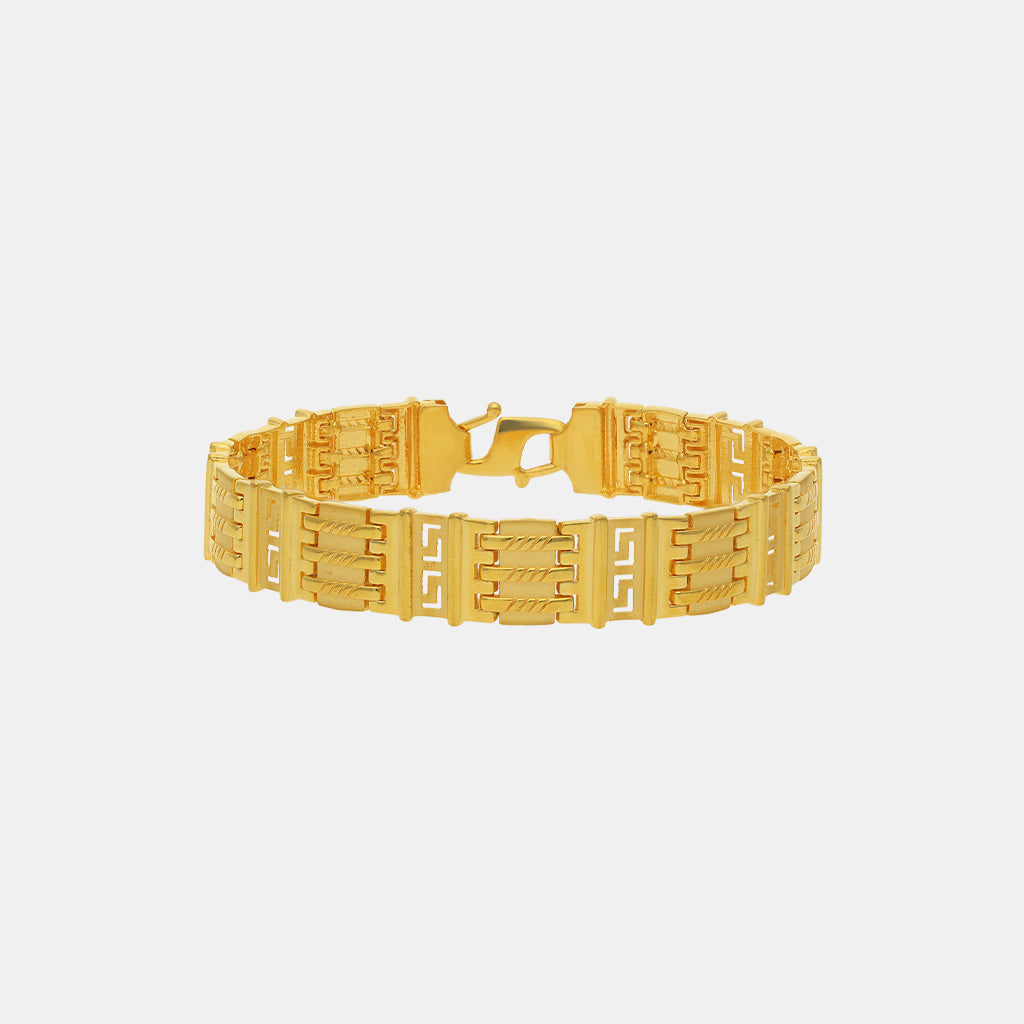22k Plain Gold Bracelet JGS-2209-07462