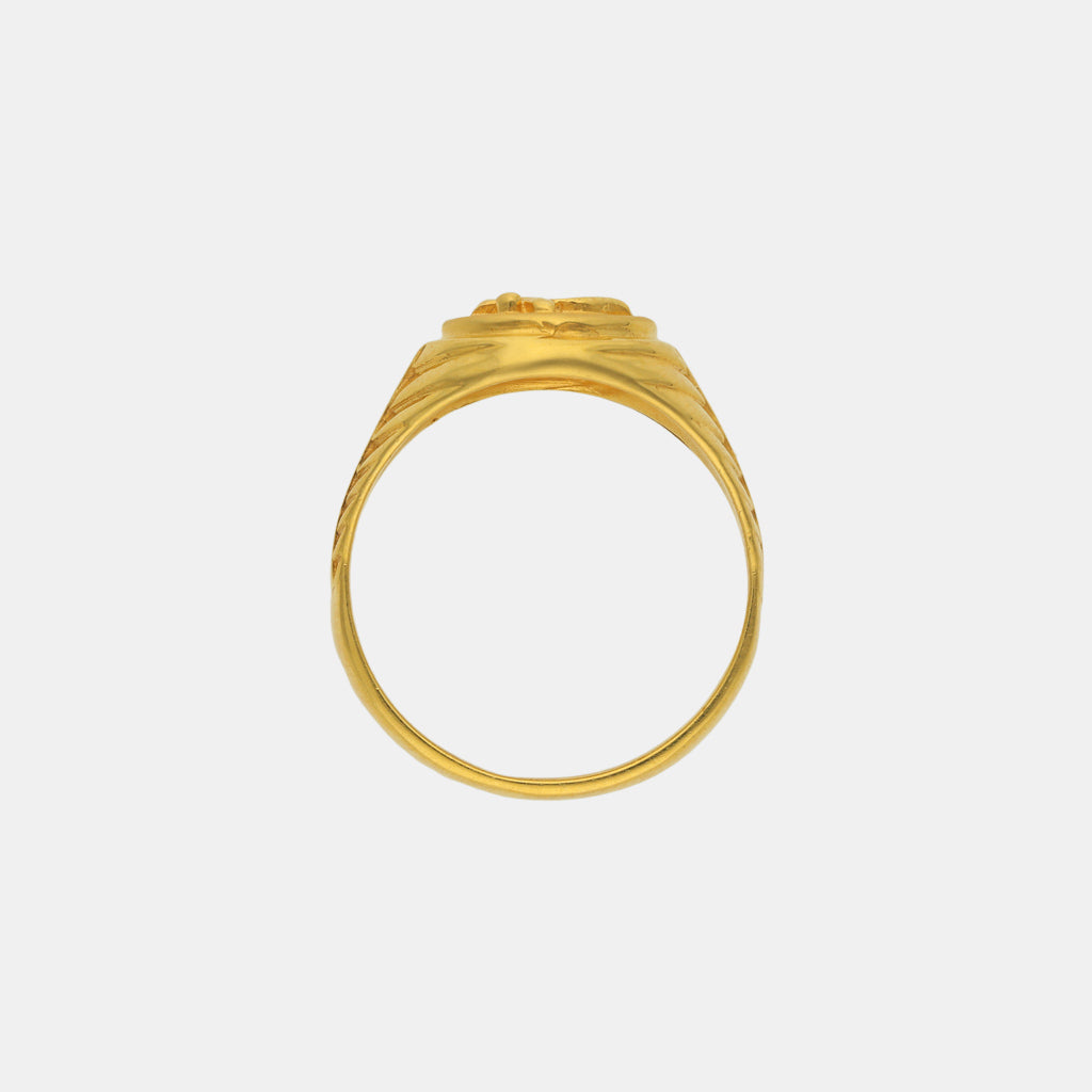 22k Plain Gold Ring JGS-2209-07476