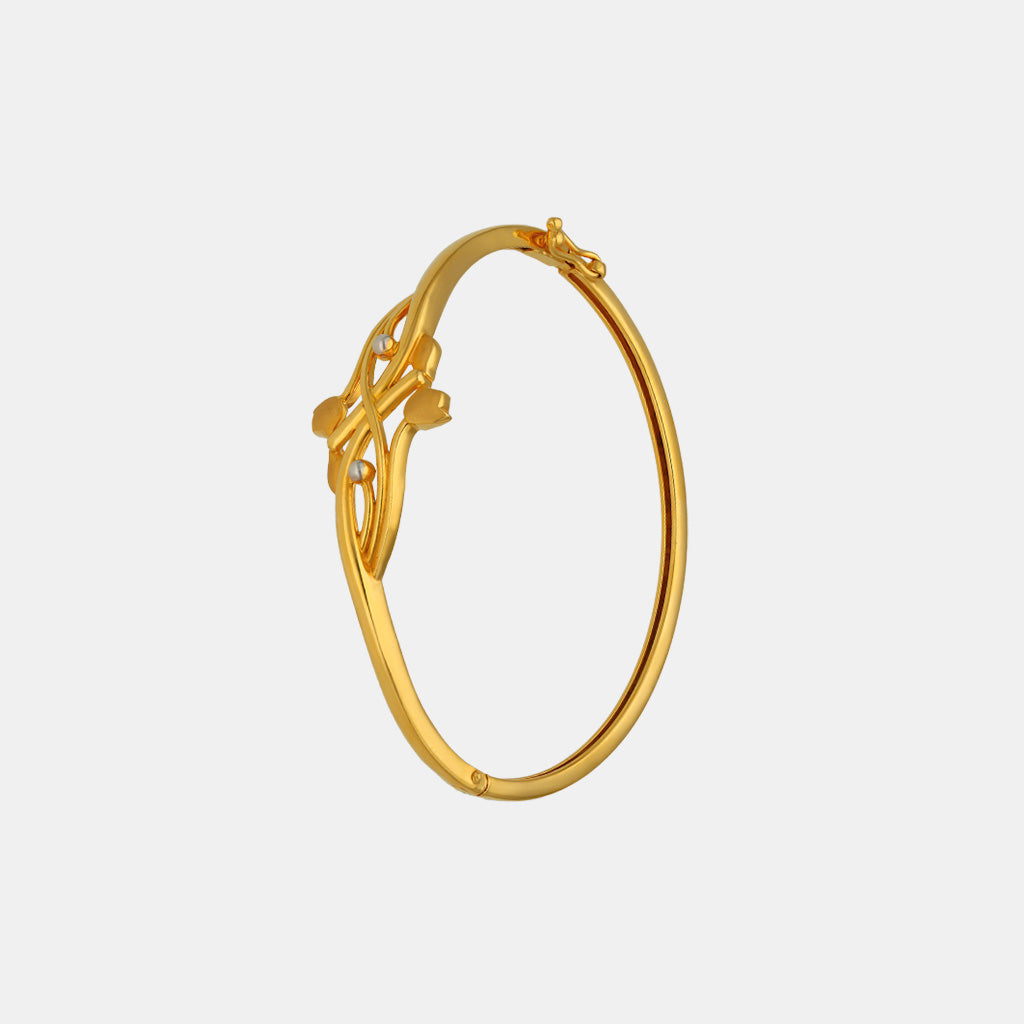 22k Plain Gold Bracelet JGS-2210-07565 – Jewelegance