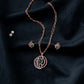 18k Real Diamond Necklace Set JGS-2210-07599