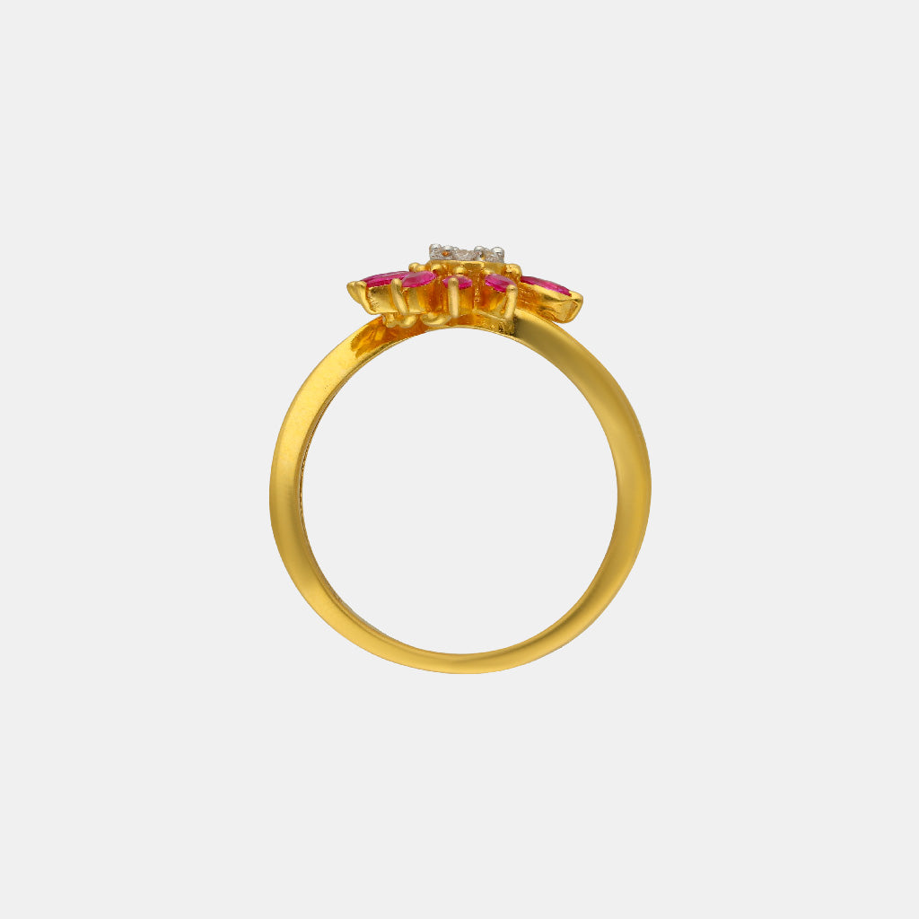 22k Gemstone Ring JGS-2211-07702