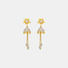 22k Gemstone Earring JGS-2211-07704