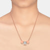18k Gemstone Necklace Set JGS-2212-07879