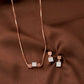 18k Gemstone Necklace Set JGS-2212-07879